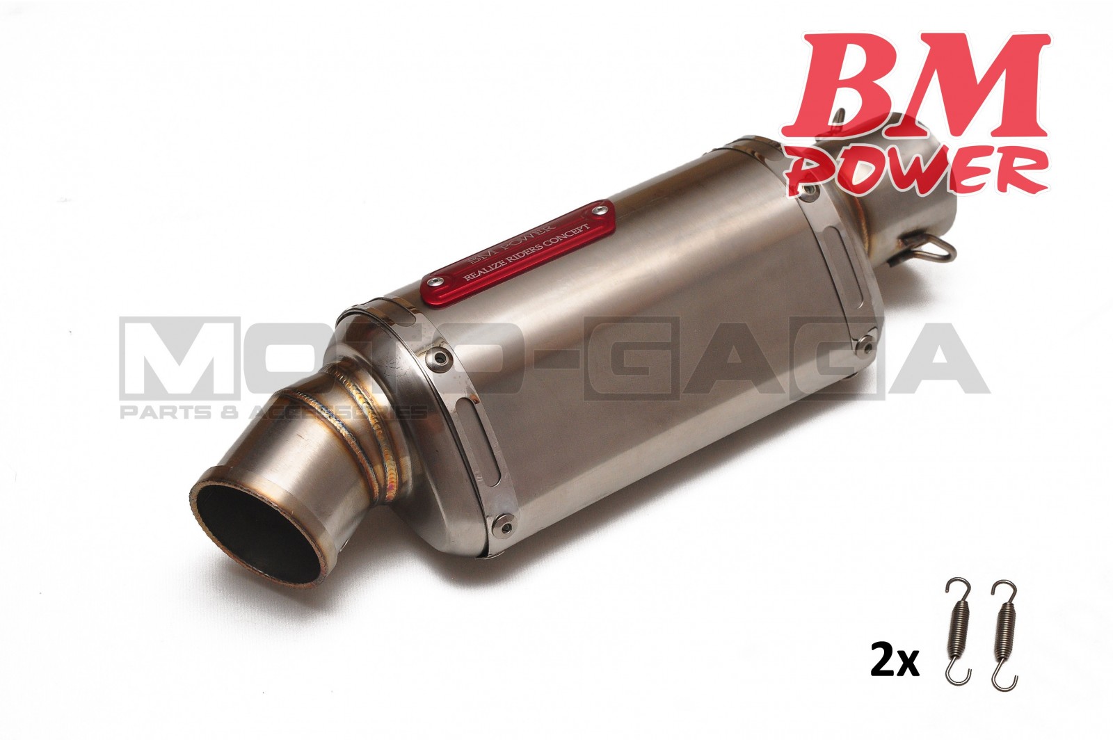 BM Power 4-Stroke Stainless Steel muffler box (TM)