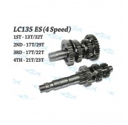 Espada Close Ratio Racing Gearbox - Yamaha T135 4 Speed (Manual Clutch)